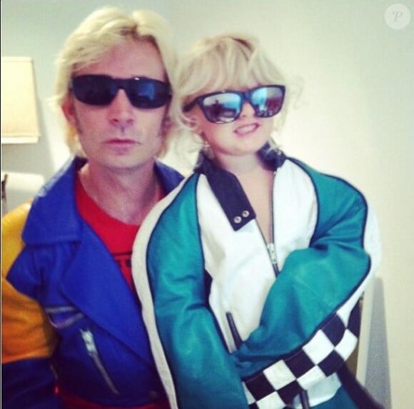 Mike Dirnt et son fils Brixton - 2014