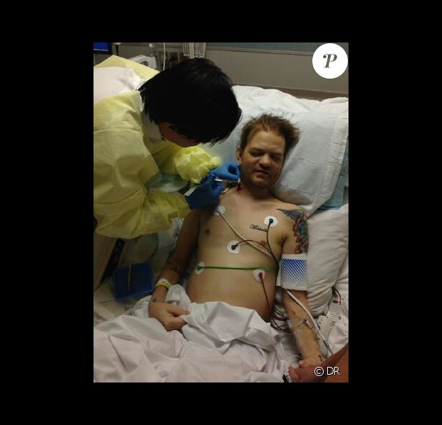 Deryck Whibley à l'hôpital - mai 2014 