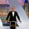 Lambert Wilson, maître de cérémonie d'ouverture du 67e Festival international du film de Cannes le 14 mai 2014