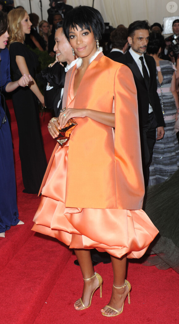 Solange Knowles lors du Met Gala. New York, le 5 mai 2014.