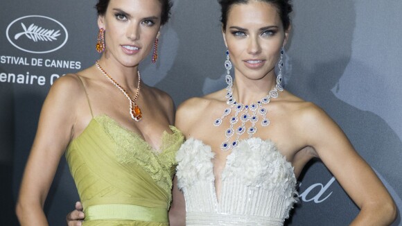 Adriana Lima, Alessandra Ambrosio : Bal des décolletés pour une précieuse soirée