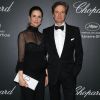 Colin Firth et sa femme Livia lors de la soirée Chopard organisée à l'aérodrome de Cannes-Mandelieu le 19 mai 2014