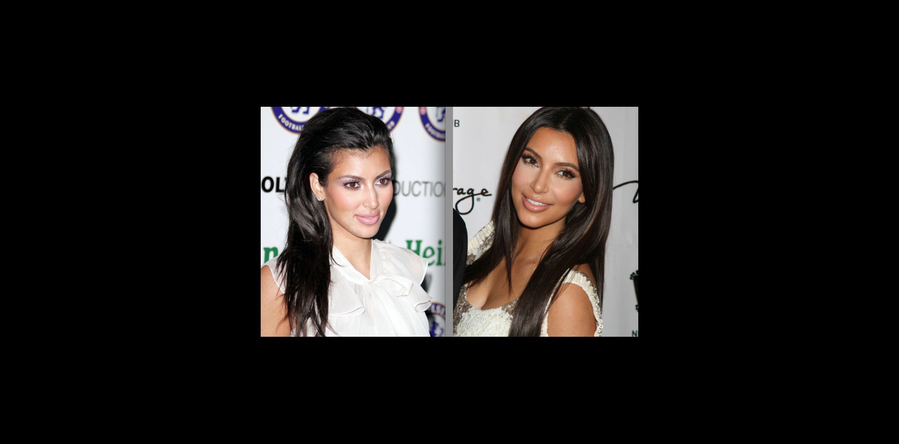Kim Kardashian Avant Chirurgie Les Anges Kim Kardashian, la métamorphose : Une future mariée abonnée au bistouri...  - Purepeople