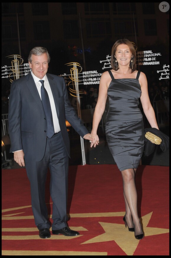 Richard et Cécilia Attias au Festival du Film de Marrakech, le 4 décembre 2009.