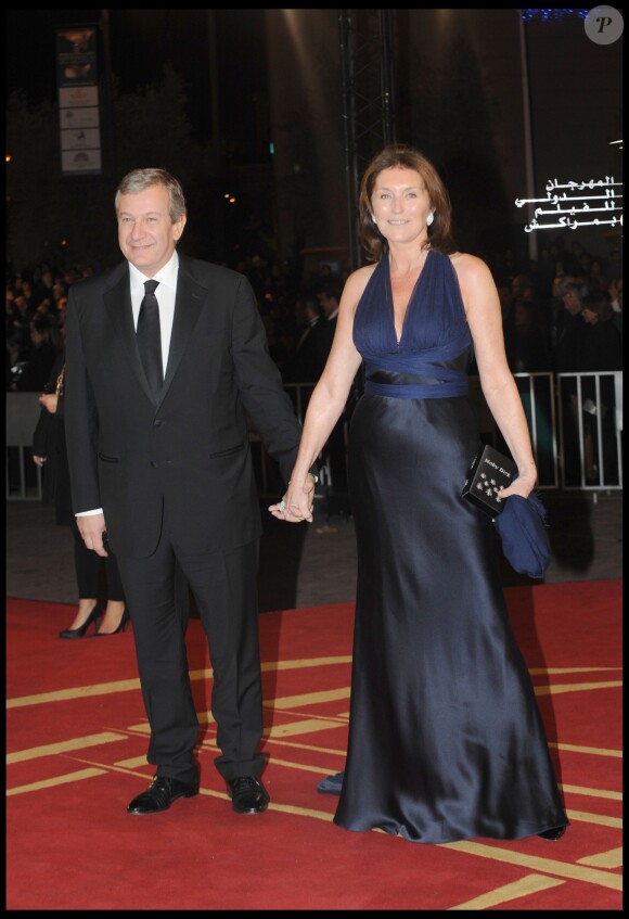 Richard et Cécilia Attias au Festival du Film de Marrakech, le 4 décembre 2009.