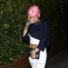 Rihanna quitte le restaurant Giorgio Baldi à Santa Monica. Le 21 mai 2014.