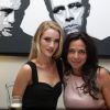 Sandra Zeitoun-de Matteis et la sublime Rosie Huntington-Whiteley au dîner organisé par Sandra Zeitoun-de Matteis, au Five Seas Hotel de Cannes, en l'honneur du site Viderdressing, le 21 mai 2014.