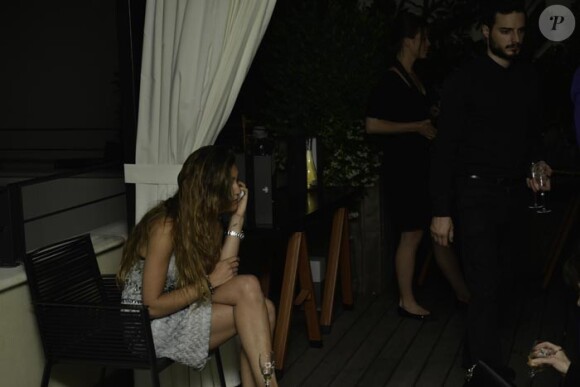Guest et ambiance pour le superbe dîner et la soirée explosive de Sandra Zeitoun dans sa suite à l'hôtel Five à Cannes le 21 mai 2014.