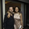 Sandra Zeitoun et David Koskevik pour le super dîner et la soirée délirante qu'elle a organisé par l'hôtel Five à Cannes le 21 mai 2014.