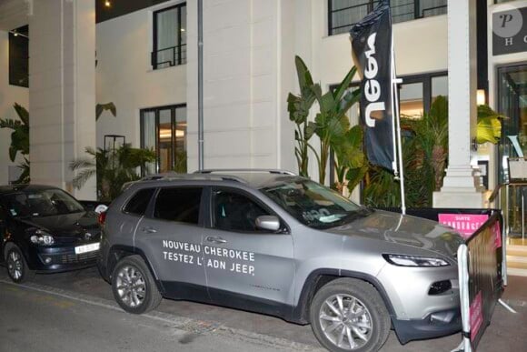 Pour le dîner et la soirée, Jeep était de la partie pour Sandra Zeitoun le 21 mai 2014 à l'hôtel Five à Cannes.