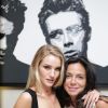Sandra Zeitoun-de Matteis et la sublime Rosie Huntington-Whiteley au dîner organisé par Sandra Zeitoun-de Matteis, au Five Seas Hotel de Cannes, en l'honneur du site Viderdressing, le 21 mai 2014.