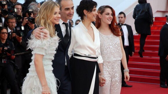 Cannes 2014 : Kristen Stewart, rousse élégante devant l'angélique Chloë Moretz