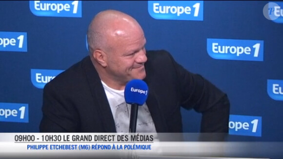 Philippe Etchebest répond au micro du Grand direct des médias sur Europe 1, le mercredi 30 octobre 2013.