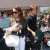La La Anthony et Jonathan Cheban arrivent à Florence pour assister au mariage de Kanye West et Kim Kardashian. Le 24 mai 2014.