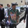 Big Sean arrive à l'hôtel Four Seasons à Florence, le 24 mai 2014.