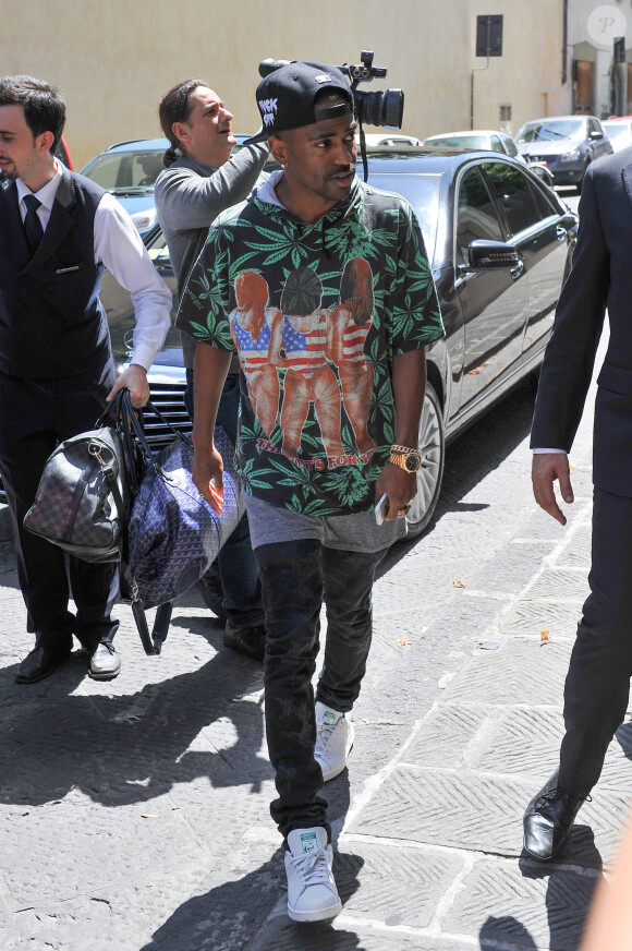 Big Sean arrive à l'hôtel Four Seasons à Florence, le 24 mai 2014.