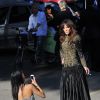 Robin Antin arrive au Fort Belvedere pour assister au mariage de Kim Kardashian et Kanye West. Florence, le 24 mai 2014.