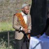 Le rappeur-acteur Yasiin Bey (plus connu sous le nom de Mos Def) arrive au Fort Belvedere pour assister au mariage de Kim Kardashian et Kanye West. Florence, le 24 mai 2014.