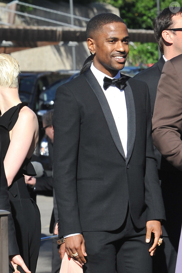 Big Sean arrive au Fort Belvedere pour assister au mariage de Kim Kardashian et Kanye West. Florence, le 24 mai 2014.