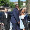 Le réalisateur Steve McQueen arrive au Fort Belvedere pour assister au mariage de Kim Kardashian et Kanye West. Florence, le 24 mai 2014.