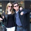 Exclusif - Charlie Sheen et sa future femme Brett Rossi à Paris, le 17 avril 2014.