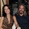 Lisa Edelstein et son compagnon Robert Russell lors d'une soirée à Taormina, en Sicile, le 26 juin 2012