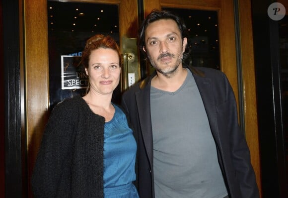 Alexandra London et Olivier Sitruk - 100e du spectacle "Mugler Follies" au Théâtre le Comédia à Paris le 26 mai 2014.
