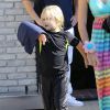Zuma (5 ans), fils de Gwen Stefani et Gavin Rossdale, s'éclate à la fête du producteur Joel Silver. Malibu, le 26 mai 2014.