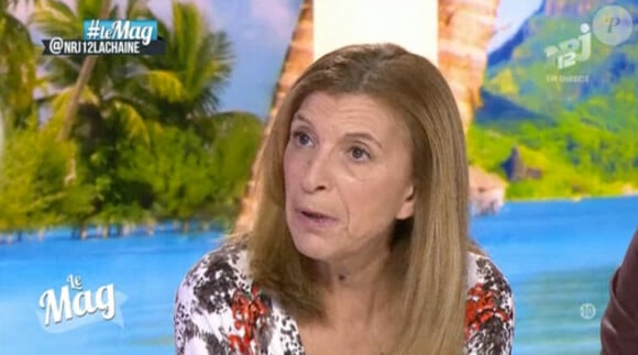 Linda des "Anges de la télé-réalité 6", sur le plateau du "Mag" sur NRJ12, mercredi 28 mai 2014.