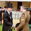 Le prince Harry. Deuxième garden party de l'année à Buckingham, le 28 mai 2014, en l'honneur de la Household Cavalry.