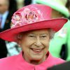 La reine Elizabeth II. Deuxième garden party de l'année à Buckingham, le 28 mai 2014, en l'honneur de la Household Cavalry.