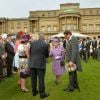 La reine Elizabeth II lors de la première garden party de 2014 à Buckingham, le 21mai