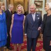 Le prince Charles prenait part le 27 mai 2014 à Londres à une conférence sur la finance inclusive, en présence de la directrice du FMI Christine Lagarde