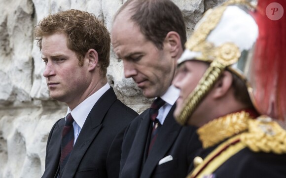 Le prince Harry a assisté à la parade des Horse Guards, le 28 mai 2014, à Londres.