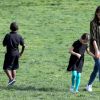 Katie Holmes et Suri Cruise ont passé du temps dans un parc de New York, le 30 mai 2014.