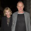 Le chanteur Sting et sa femme Trudie Styler ont passé la soirée chez Loulous à Mayfair à Londres. Le 31 mars 2014  Sting and Trudie Styler Leaving LouLous in Mayfair 31 march 2014.31/03/2014 - Londres