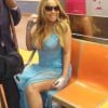 Mariah Carey a pris le métro en tenue de diva, à New York le 29 mai 2014.