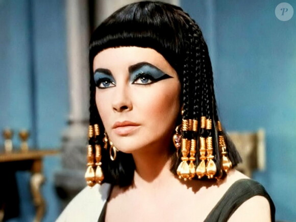 Elizabeth Taylor en Cléopâtre en 1963.