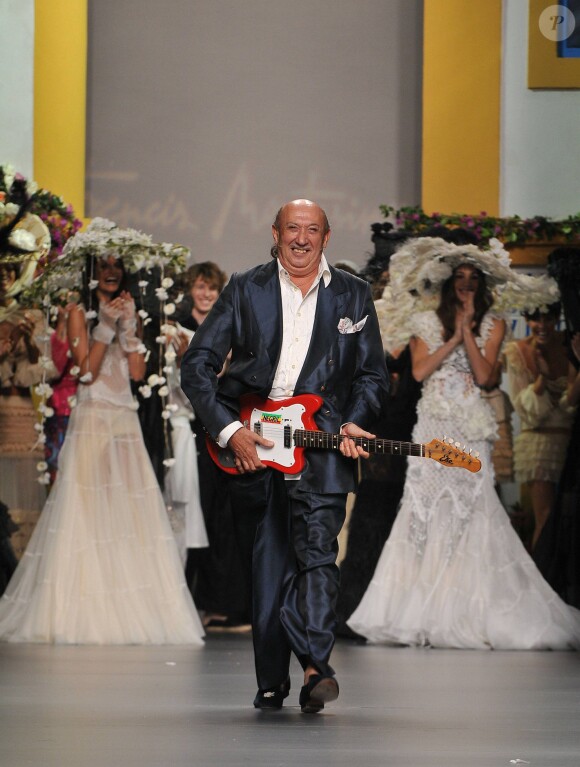 Le créateur de mode Francis Montesinos lors de la Fashion Week de Madrid le 20 septembre 2010. 