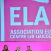 Sophie Thalmann, Guy Alba (président Fondateur d'ELA) et Sandrine Quétier au Prix Ambassadeur ELA 2014 à la Cité des Sciences et de l'Industrie au Parc de la Vilette à Paris le 4 juin 2014