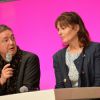 Frederic Bouraly et Cecilia Hornus au Prix Ambassadeur ELA 2014 à la Cité des Sciences et de l'Industrie au Parc de la Vilette à Paris le 4 juin 2014