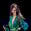 Jennifer Lopez en concert dans le cadre du lancement des State Farm Neighborhood à New York, le 4 juin 2014.