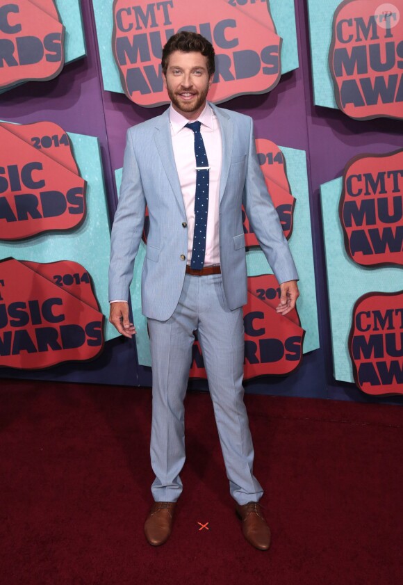 Brett Eldredge à la cérémonie des CMT Music Awards à Nashville, le 4 juin 2014.