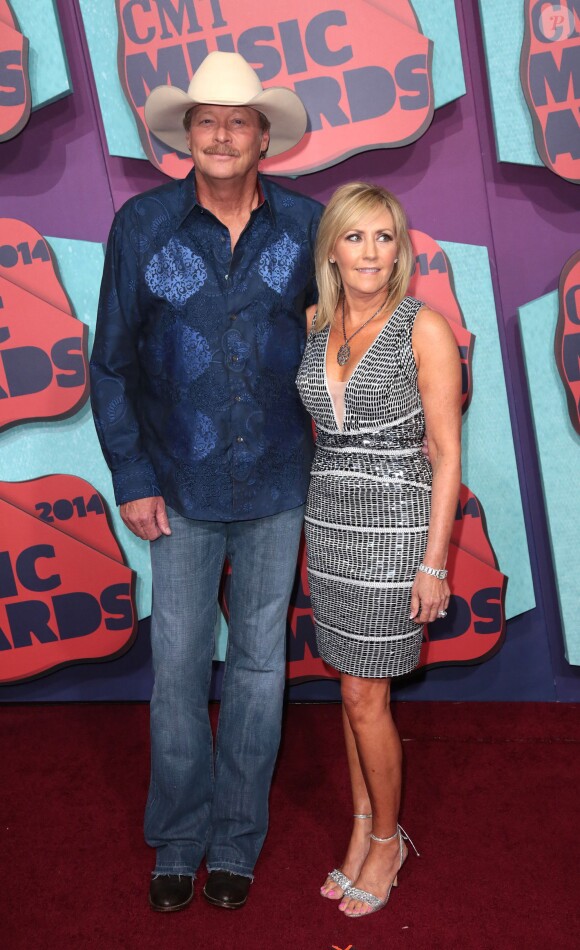 Alan Jackson et Denise Jackson à la cérémonie des CMT Music Awards à Nashville, le 4 juin 2014.