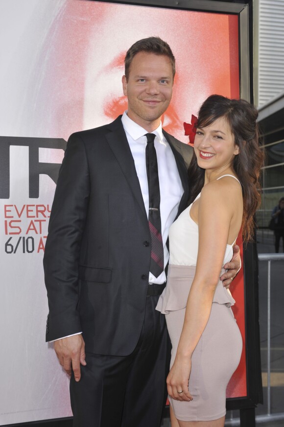 Jim Parrack et Ciera Danielle Parrack à l'avant-première de la saison 5 de "True Blood", à Los Angeles le 30 mai 2012.