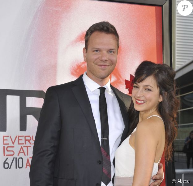 Jim Parrack et Ciera Danielle Parrack à l'avant-première de la saison 5 de "True Blood", à Los Angeles le 30 mai 2012.