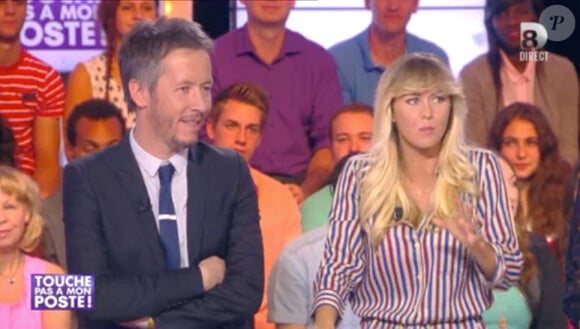 Jean-Luc Lemoine et Enora Malagré, dans Touche pas à mon poste, le jeudi 5 juin 2014.