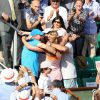Maria Sharapova remporte la finale femme des Internationaux de France de tennis de Roland Garros face à Simona Halep à Paris le 7 juin 2014.