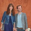 Doria Tillier et Augustin Trapenard au village des Internationaux de France de tennis de Roland Garros à Paris, le 7 juin 2014.