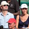 Augustin Trapenard et Doria Tillier assistent à la finale dame des Internationaux de France de tennis de Roland Garros à Paris le 7 juin 2014.